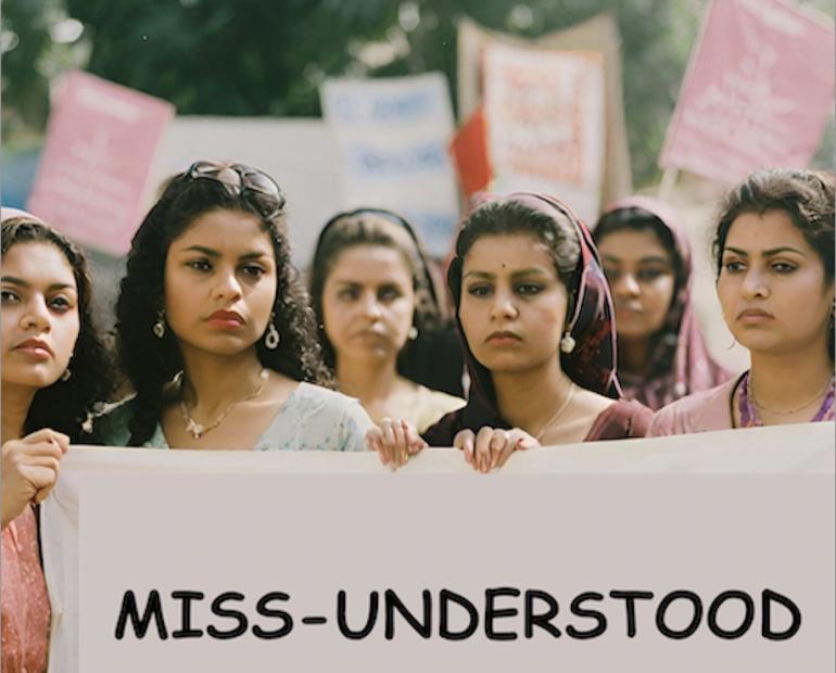 Women judged and misunderstood by the society standing up for themselves 