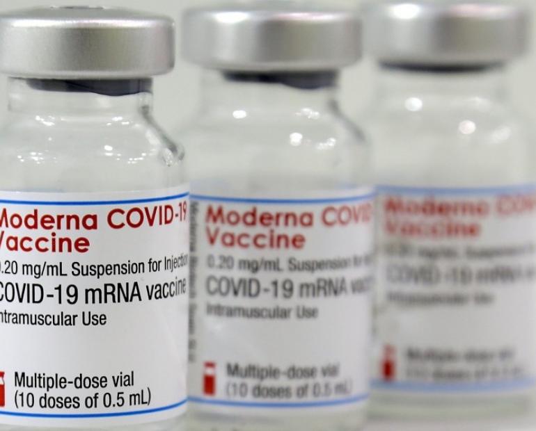 Image of Moderna COVID-19 Vaccine vials