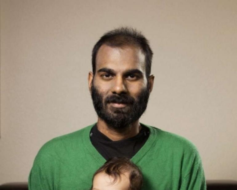 Deceased Paul kalanithi with daughter can't kalanithi