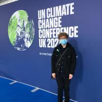 Image of me at COP26