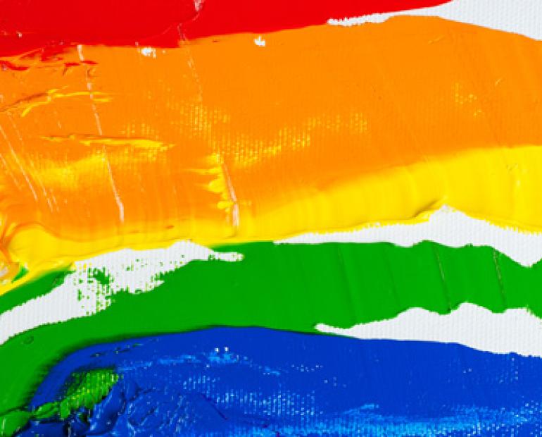 Red, Orange, Green and Blue stripes