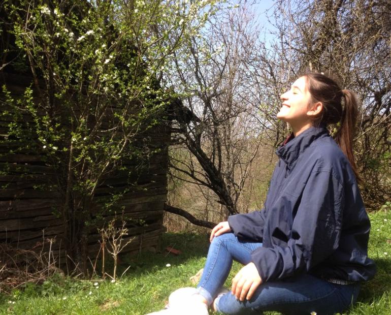 Me while meditating