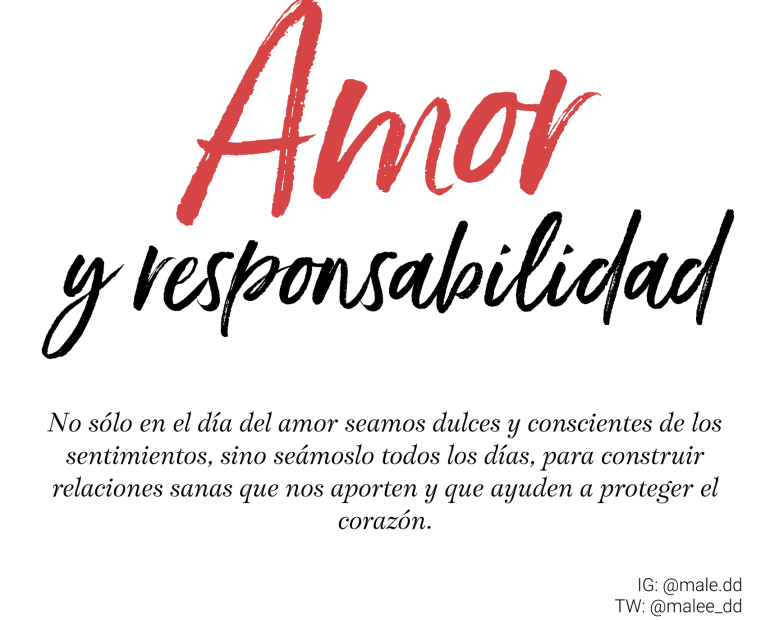 AMOR Y RESPONSABILIDAD