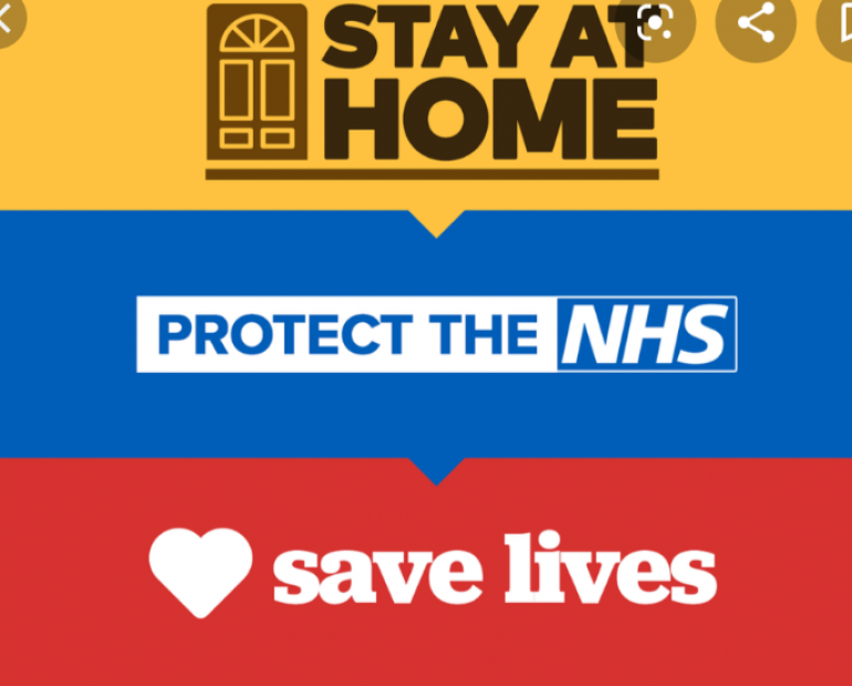 Stay at home, protect the NHS, save lives